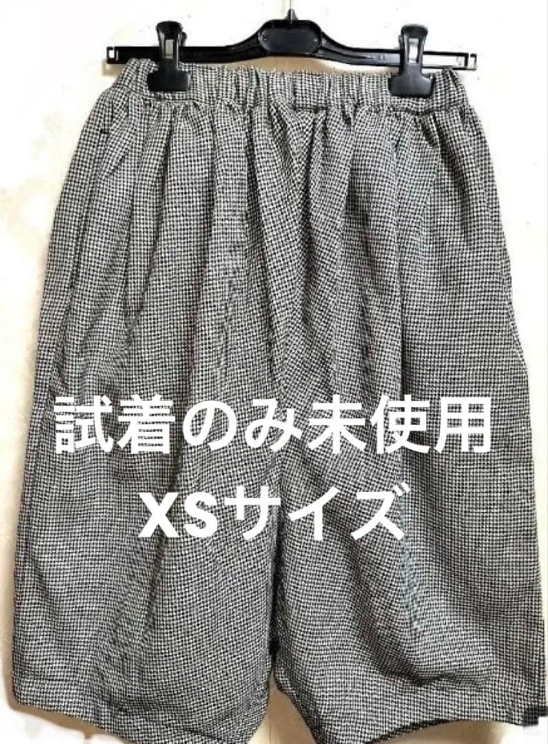 未使用⭐︎BLACKCOMMEdesGARCONS千鳥格子柄⭐︎かぼちゃパンツX S