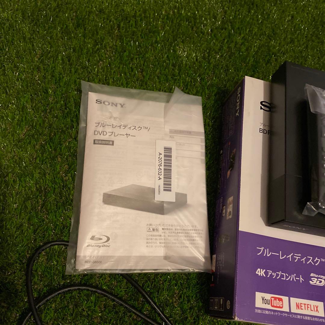SONY 美品　ブルーレイディスク/4Kアップコンバート　BDP-S6500