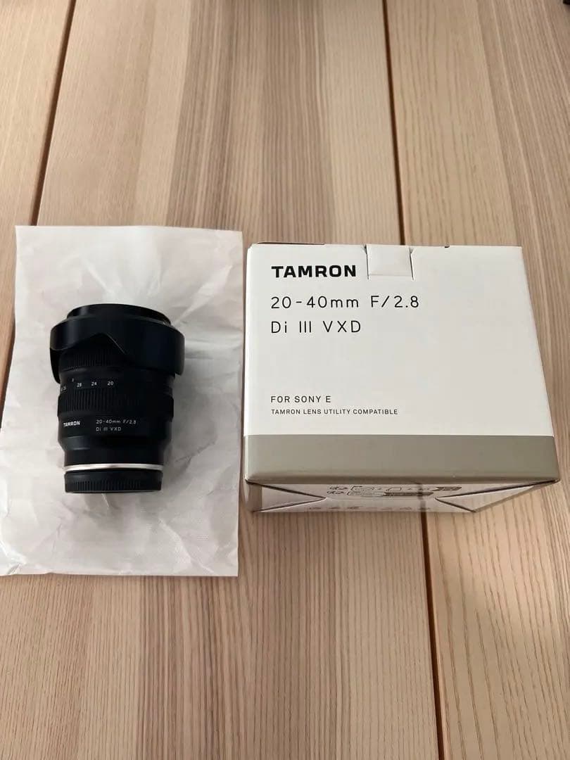 TAMRON 20-40mm F/2.8 Di III VXD 屋内撮影のみ。