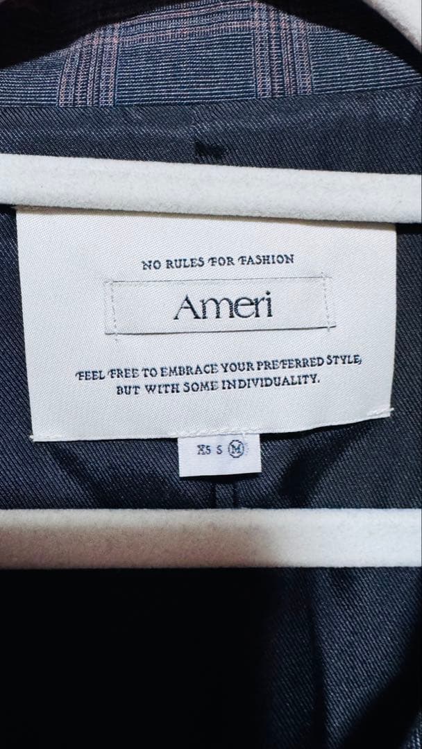 AMERI CHECK FLOWER PAPA JACKET ジャケット 新品