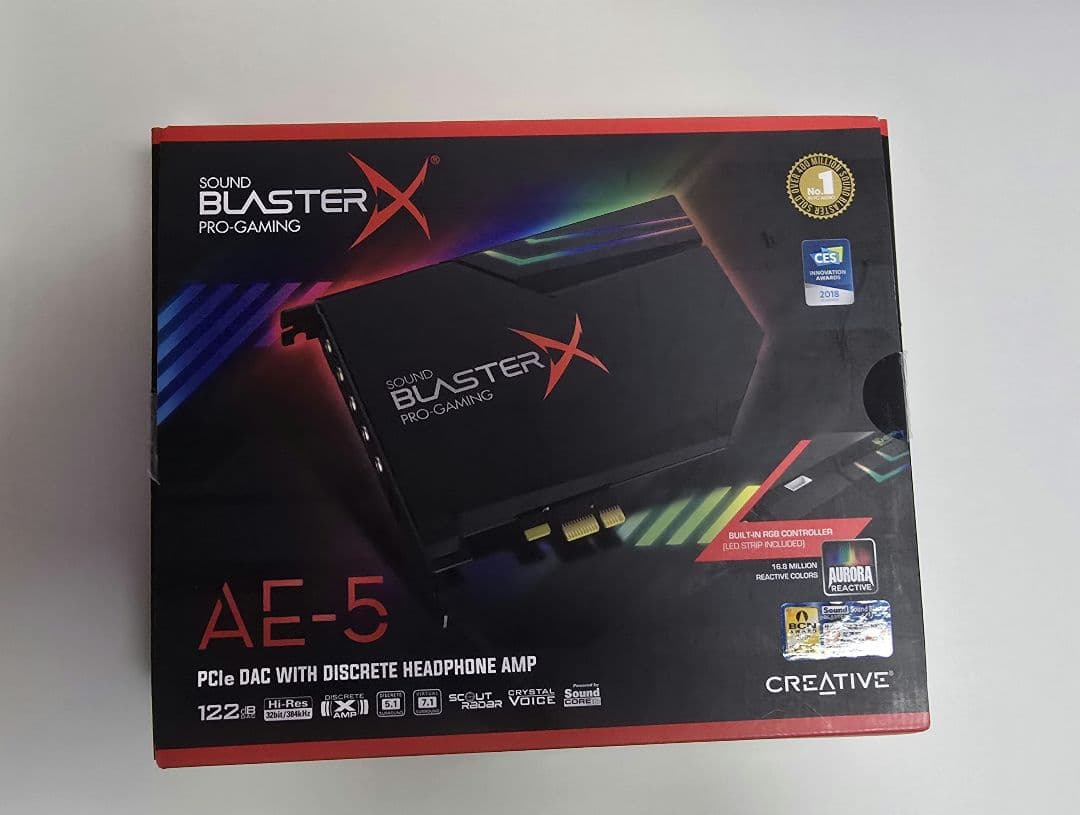 拡張カード Creative Sound BlasterX AE-5