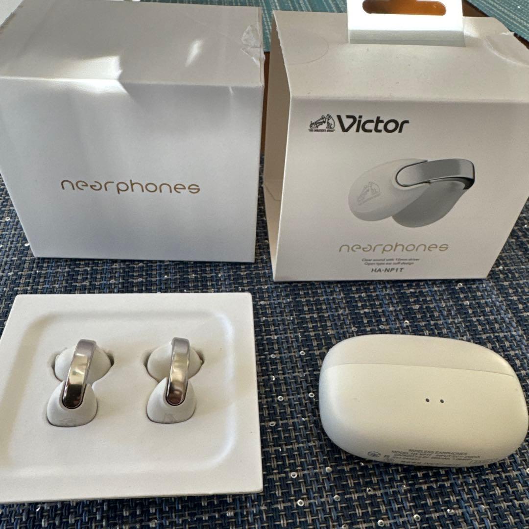 Victor nearphones HA-NP1T 白 【未使用に近い】