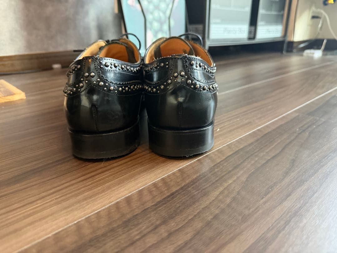 CHURCH'S バーウッド スタッズ ウィングチップ シューズ