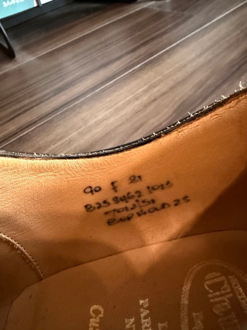 CHURCH'S バーウッド スタッズ ウィングチップ シューズ