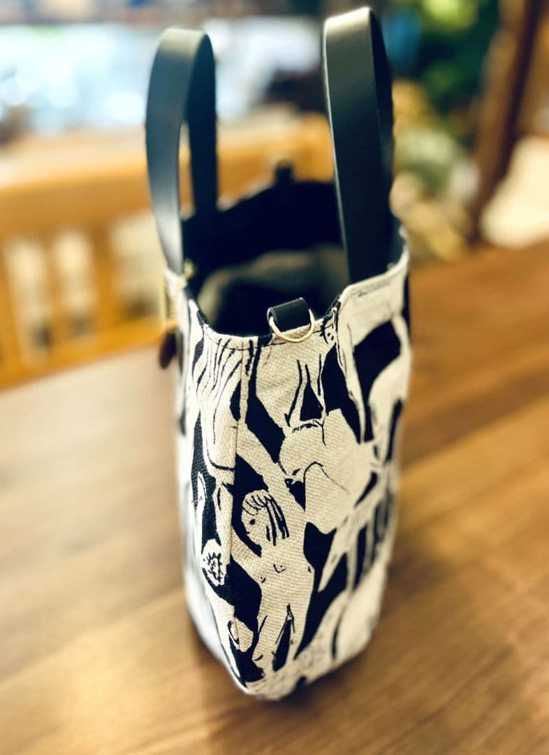 ミナペルホネン『丸みを帯びた2wayトートバッグ 』ショルダーストラップ付き