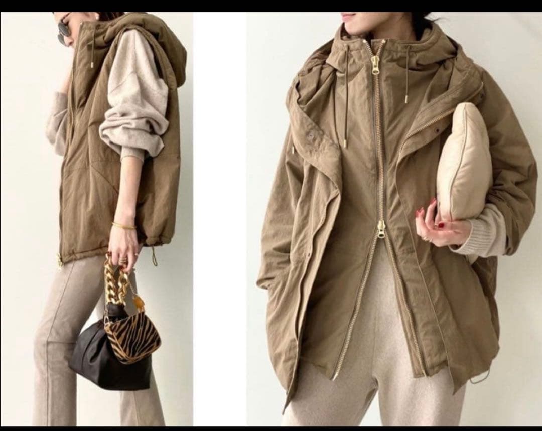 ジャケット・アウター L'Appartement Zip up 2way Blouson