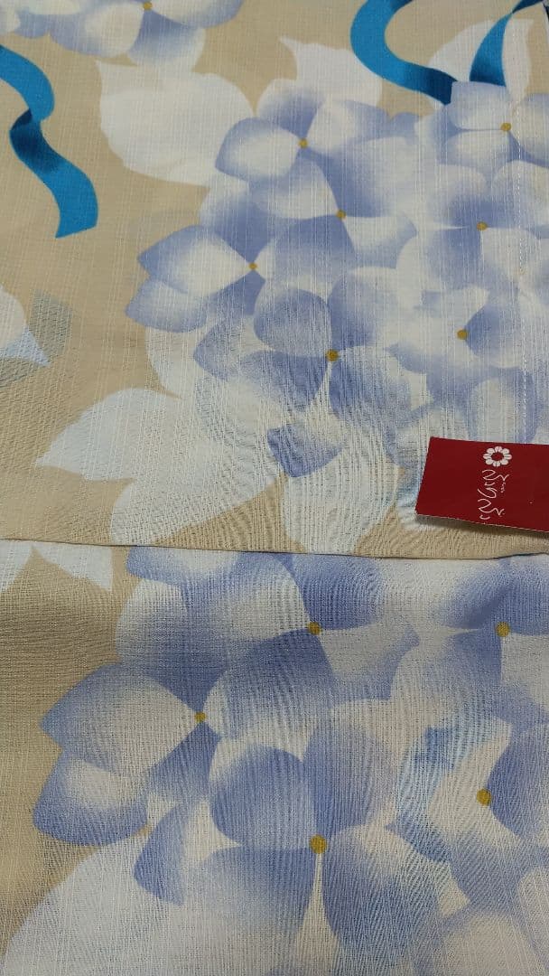 ふりふ 浴衣 NaturalFurifu あじさいブーケ 新品