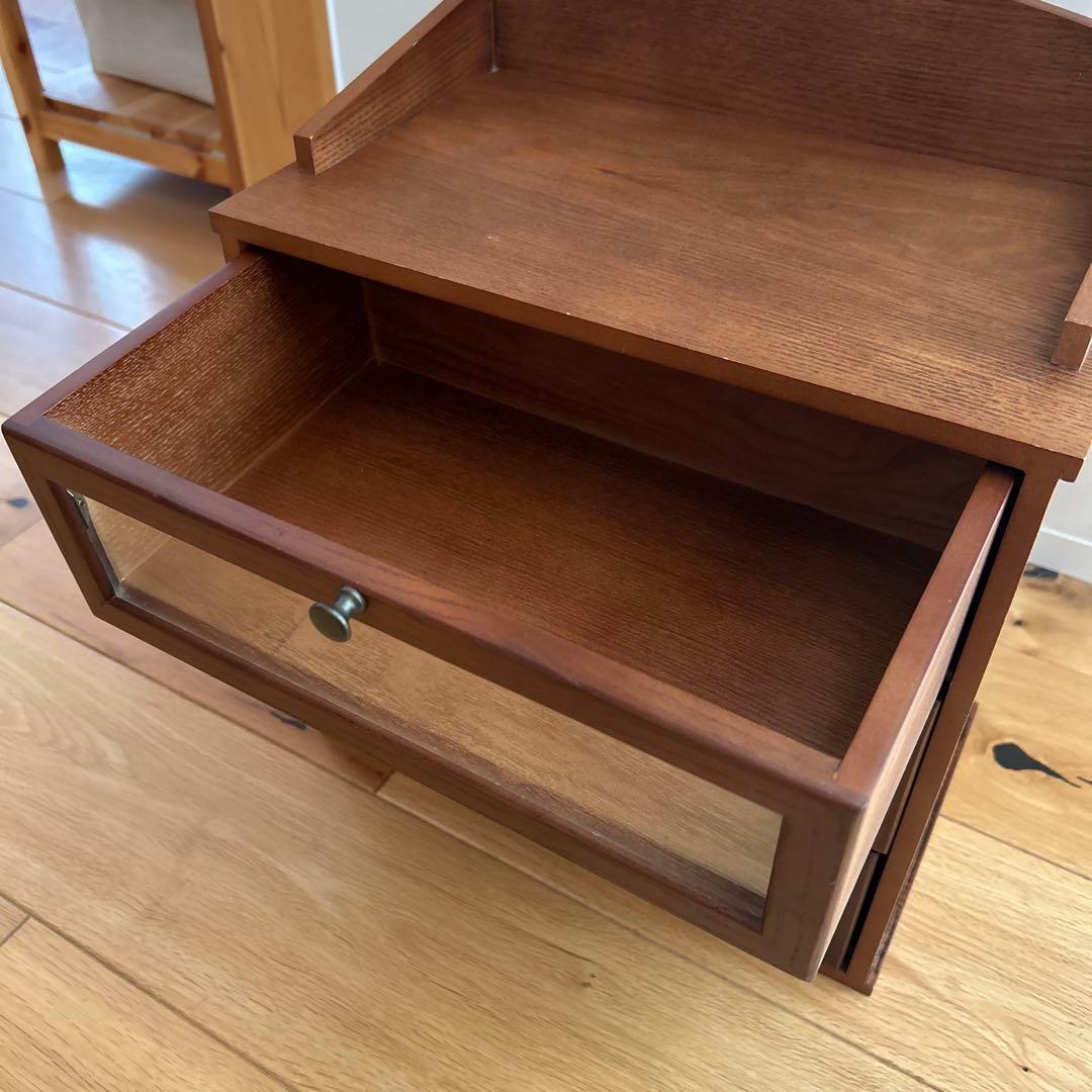 3段引き出し 木製キャビネット ニコアンド nico and