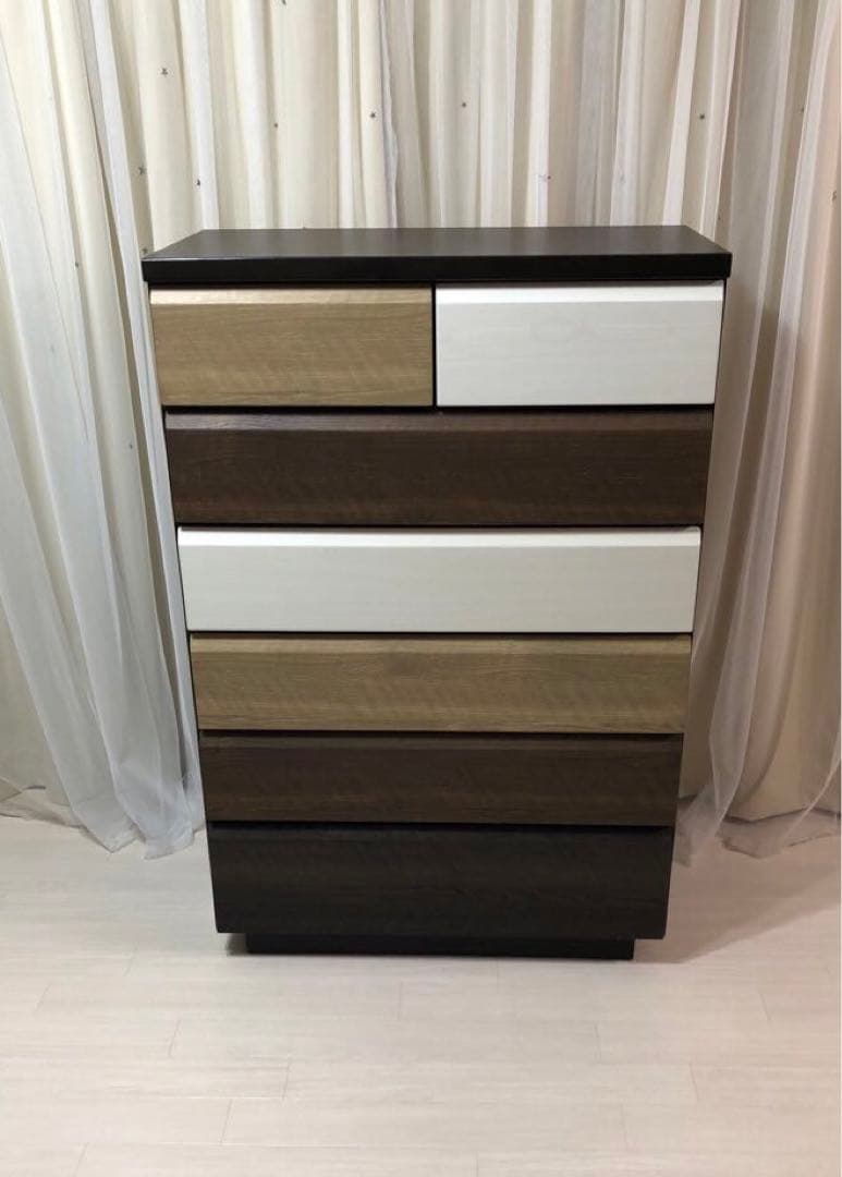 フィナンシェさま専用！ 北欧風カラフル6段チェスト