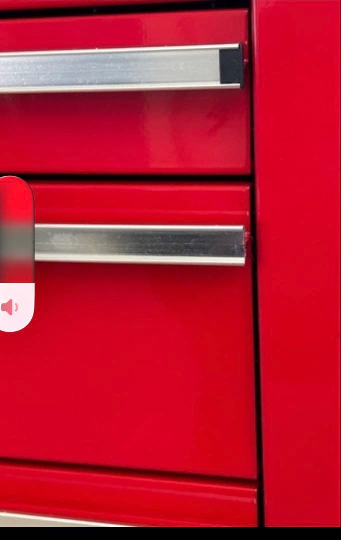 アストロプロダクツ　キャビネットツールワゴン 赤引き出し　引き取り希望 工具箱