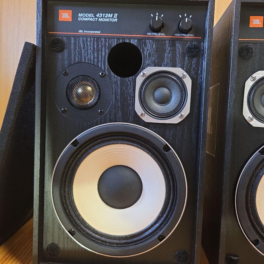 【完動美品】JBL4312M ⅡBKペアスピーカー音出し良好