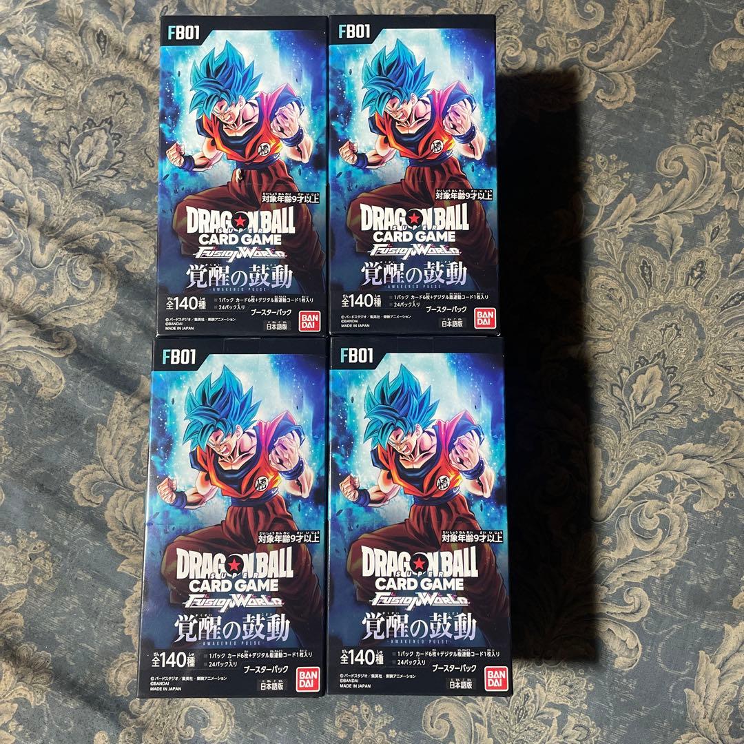 覚醒の鼓動　4box 新品未開封　テープ付き