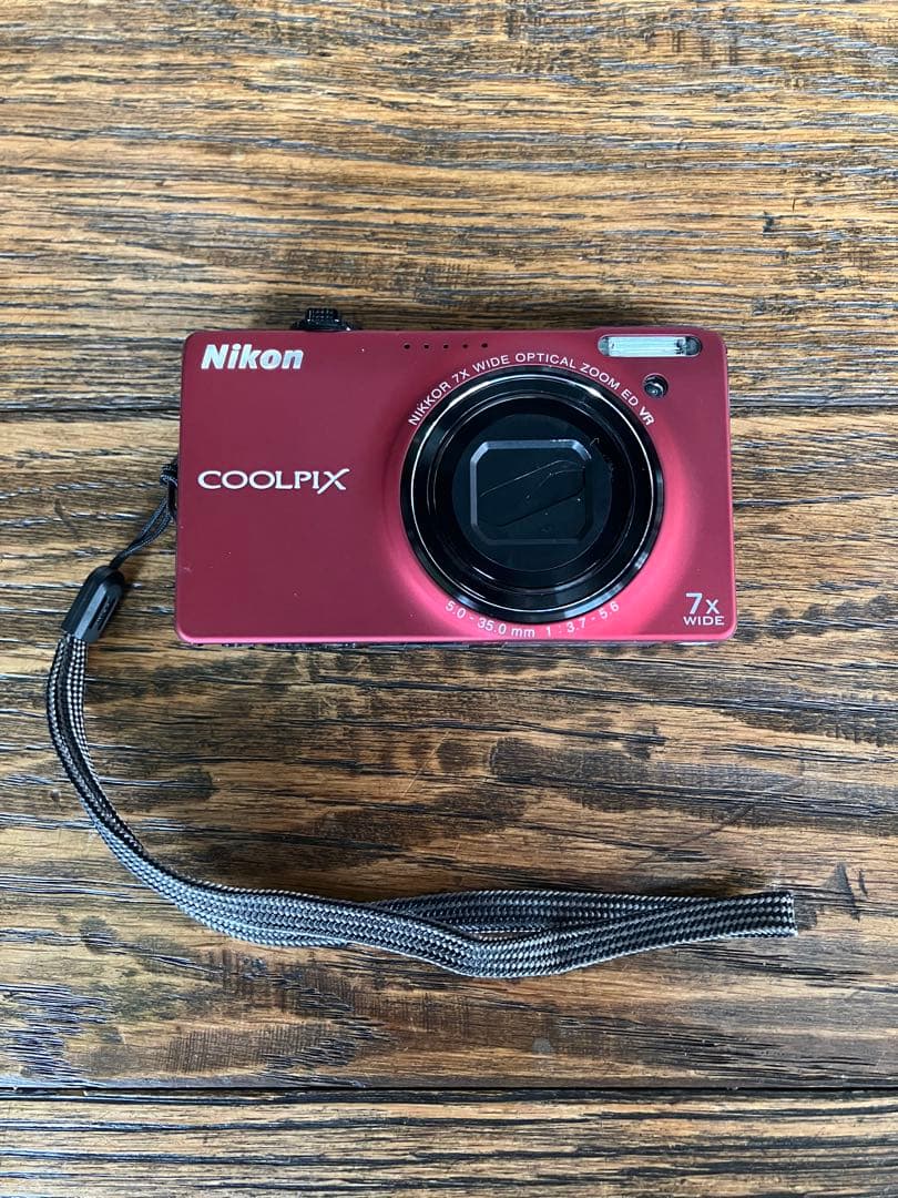 Nikon COOLPIX S6000 レッド コンパクトデジタルカメラ