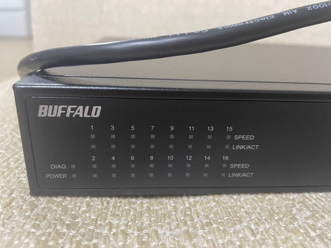 BUFFALO スイッチングハブ 16ポート