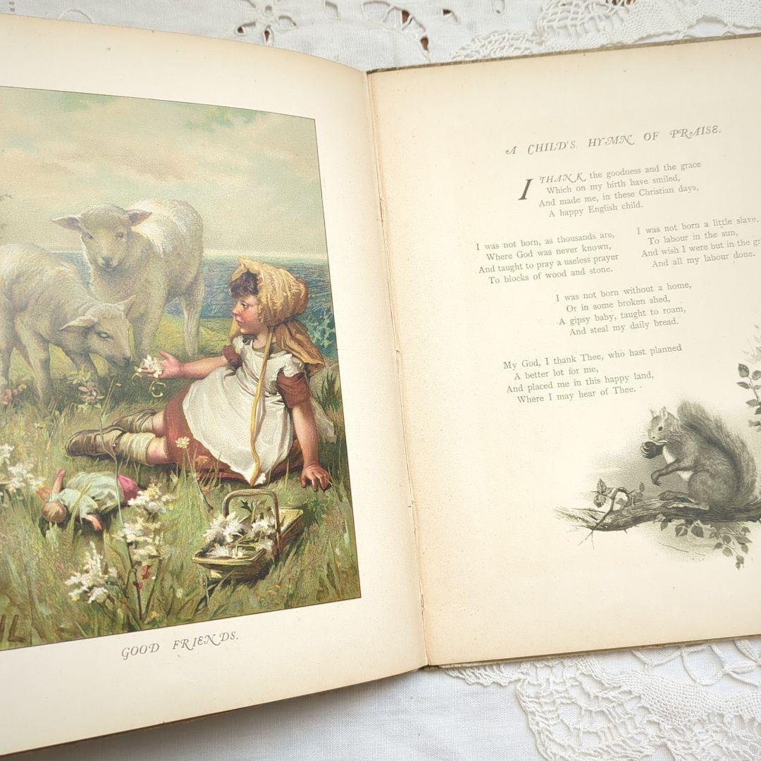 超稀少1890アーネストニスター絵本 初版本 アンティーク ヴィクトリアン 洋書