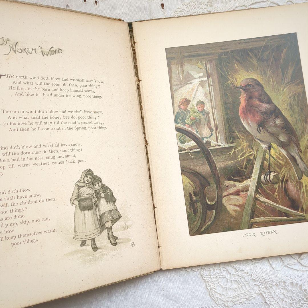 超稀少1890アーネストニスター絵本 初版本 アンティーク ヴィクトリアン 洋書