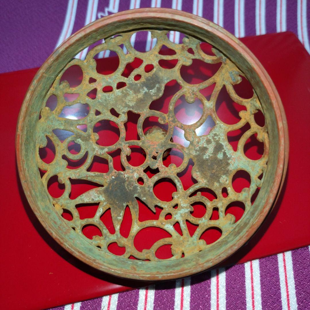 【user_c407e42bさん専用】高岡銅器 須賀月芳作 香炉 香炉灰付