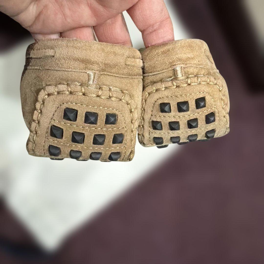 ゆ*り様 HERMES ベージュ スエード モカシン