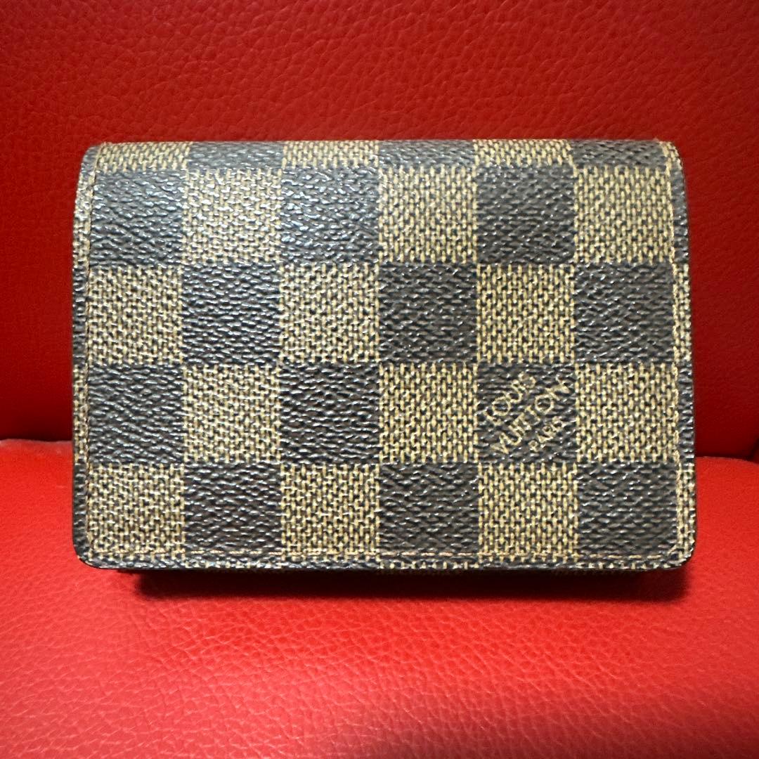 ルイヴィトン　ダミエ　名刺入れ