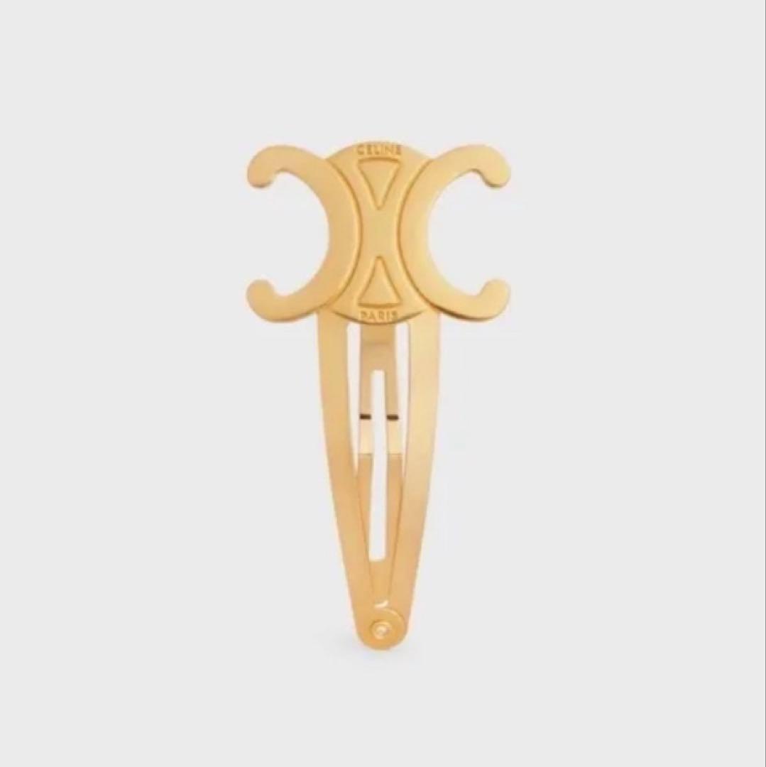 CELINE ゴールド ヘアピン 正規品 ヘアクリップ