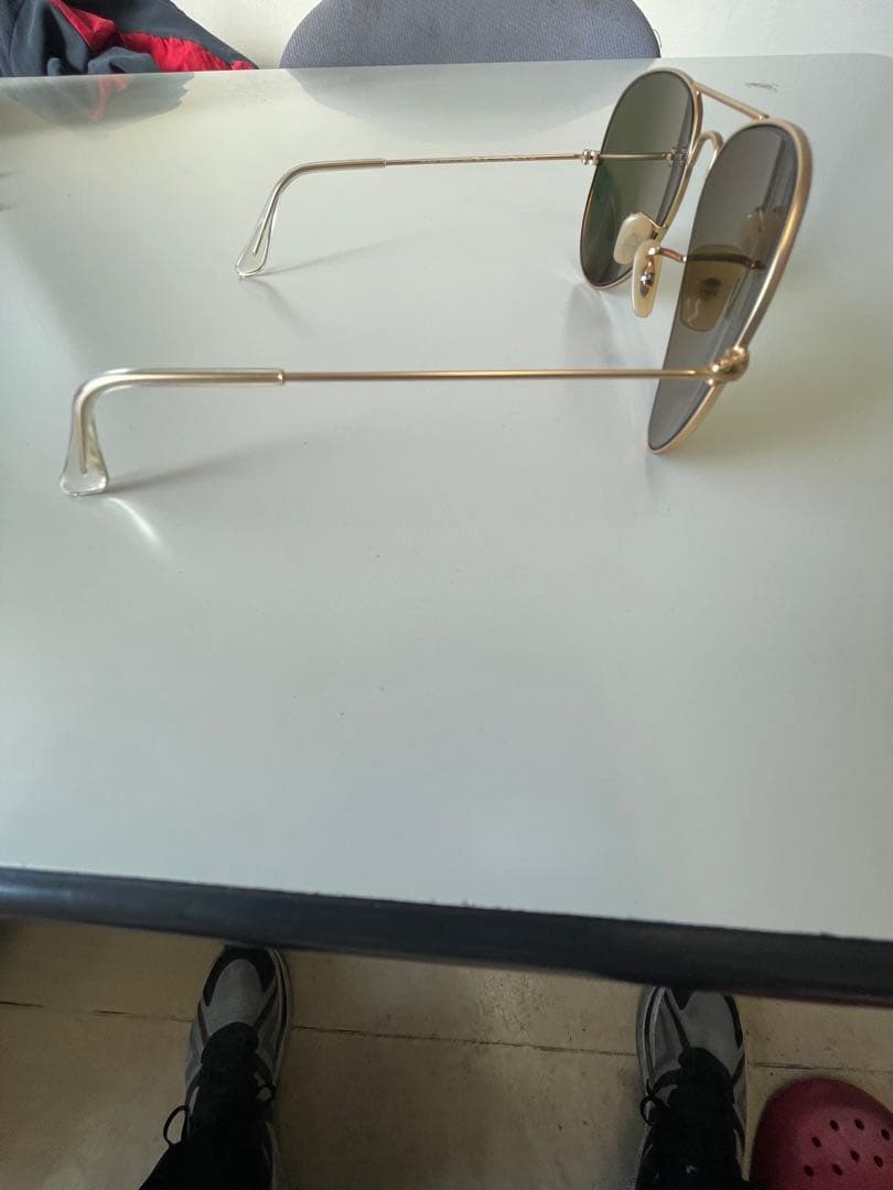 Ray-Ban アビエイター サングラス オレンジ