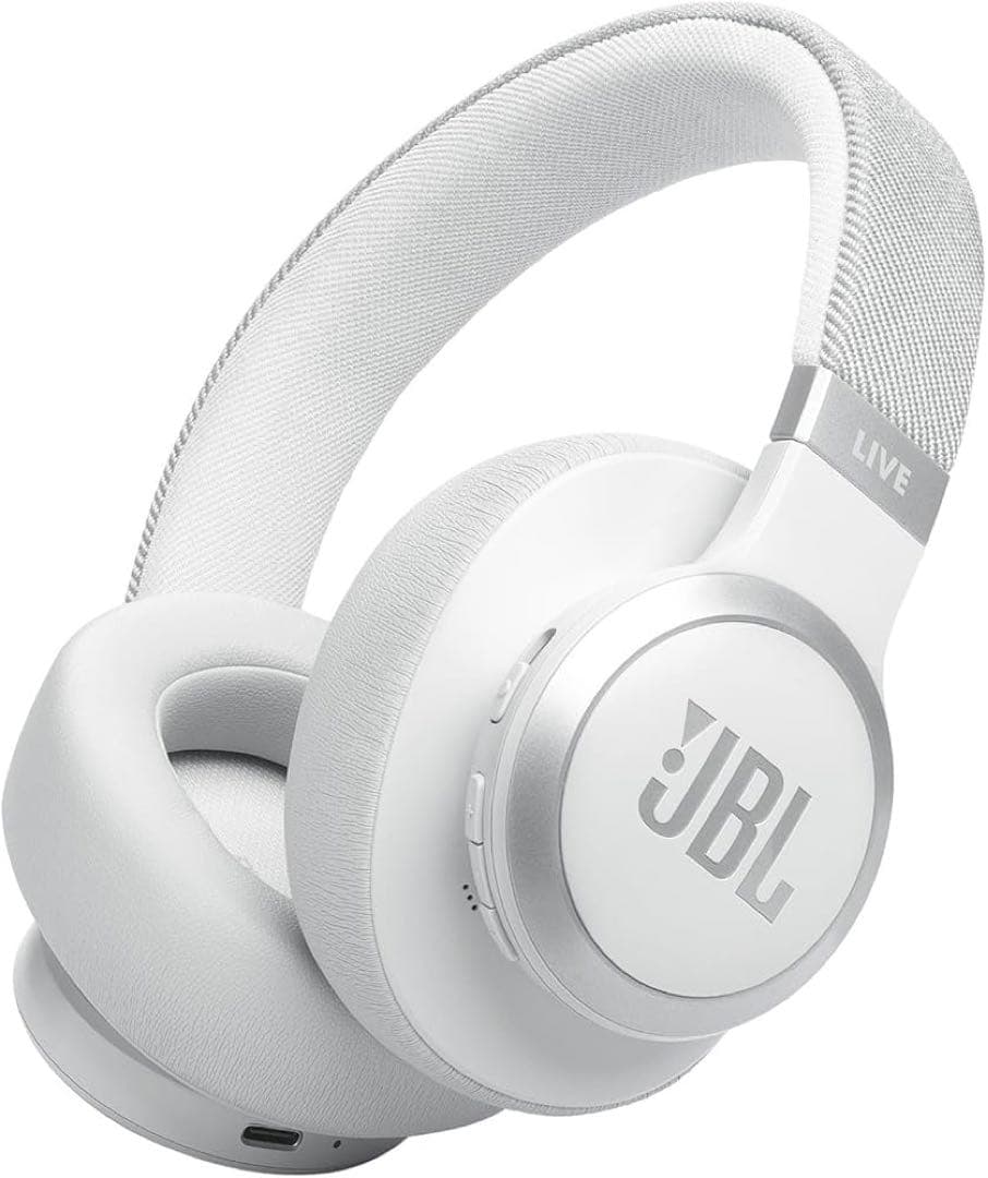 JBL LIVE 770NC ワイヤレスヘッドホン ホワイト