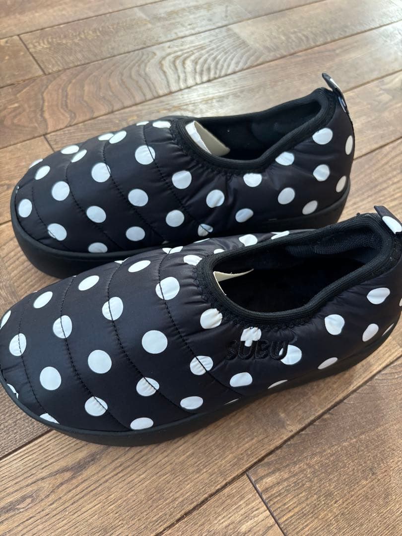 SUBU VAMP Platform ドットサンダル 23-24cm