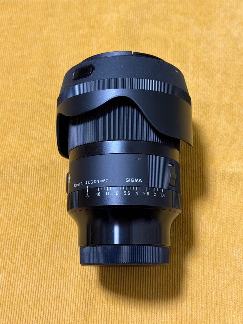 SIGMA 35mm F1.4 DG DN ART レンズ保護フィルター付