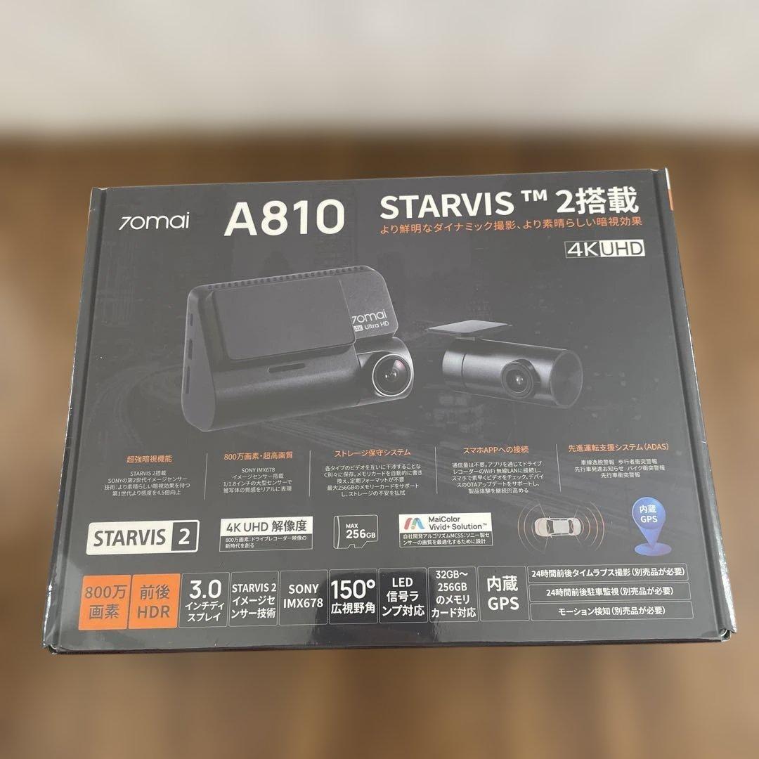 11175 70mai Dash Cam 4k A810ドライブレコーダー