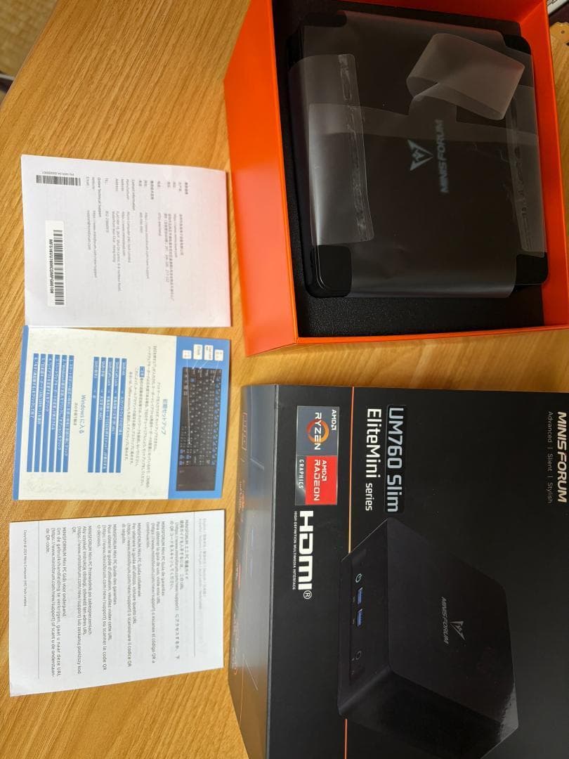 【ジャンク】Minisforum UM760 Slim