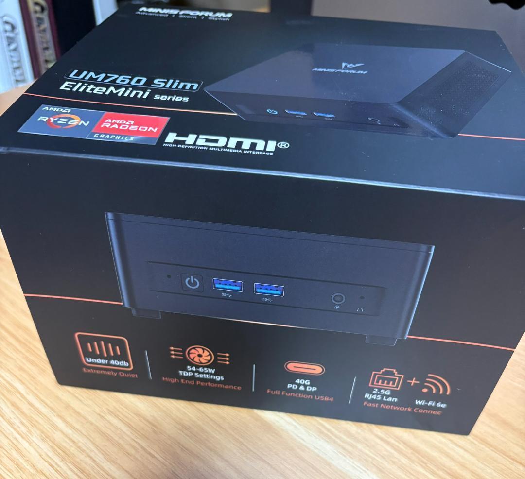 【ジャンク】Minisforum UM760 Slim