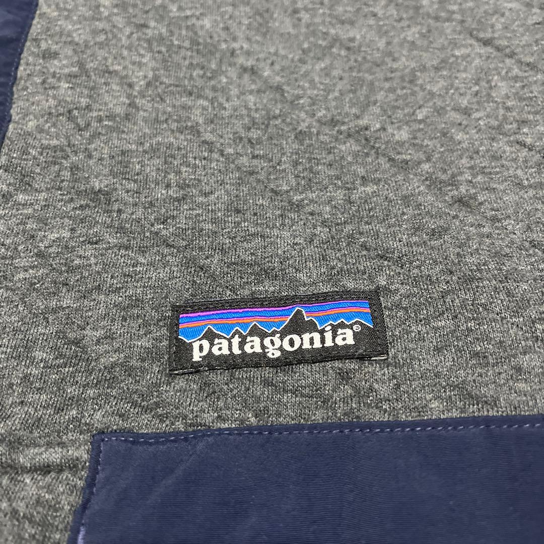 パタゴニア コットン キルト スナップT グレー Lサイズ