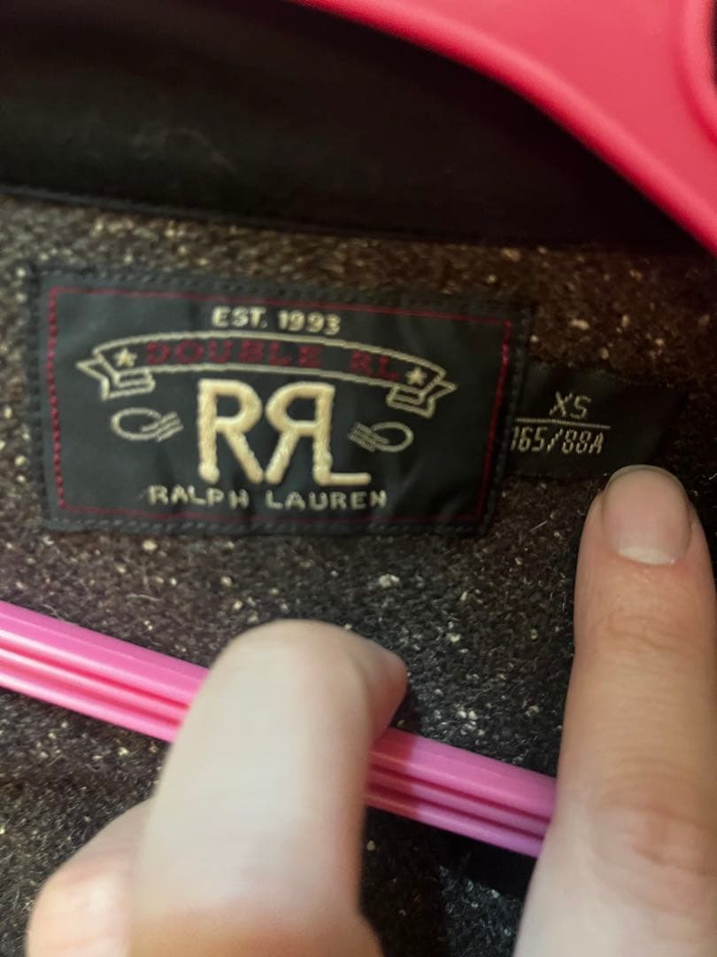 RRLダブルアールエル ウール混 シャツジャケット XS ネップ ラルフローレン