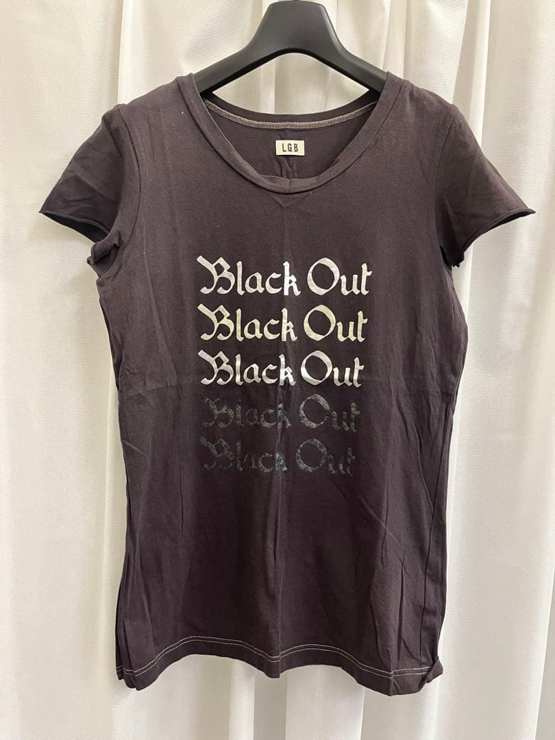 初期LGB Black Out Tシャツバックプリント