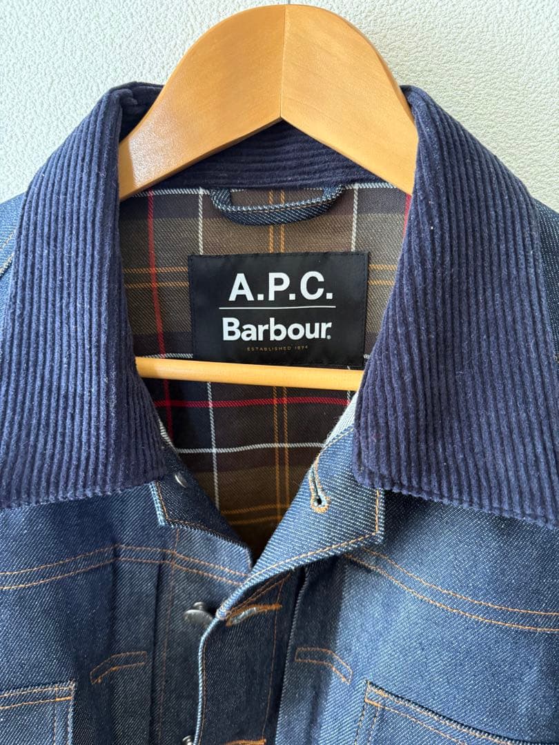 A.P.C. Barbour SPEY デニムジャケット　インディゴ