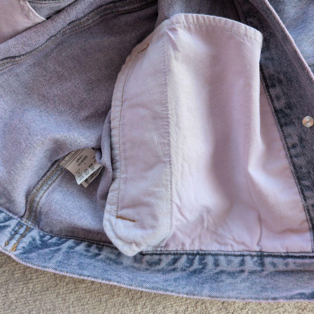 完売アルページュストーリー　ピンクトッピングBIG Gジャンジーンズ　ジャケット