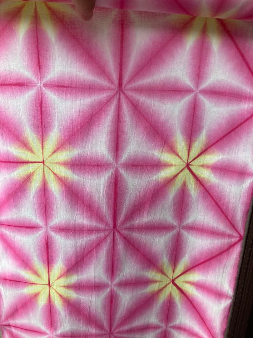 雪花絞り　反物