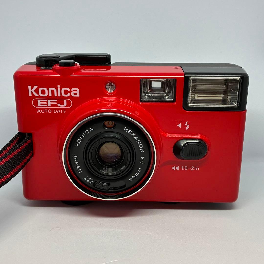 Konica EFJ レッド フィルムコンパクトカメラ