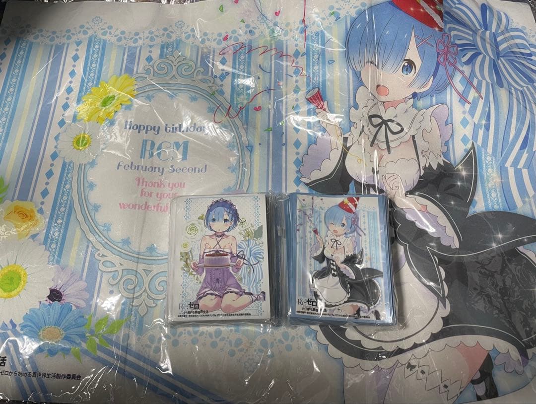 限定品！　リゼロ　レム　スリーブ2種　プレマ　セット