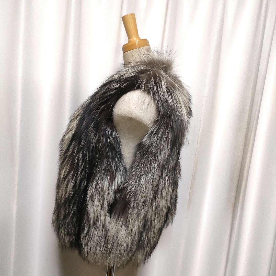 【未使用品】希少 サガミンク 毛皮 ファーベスト