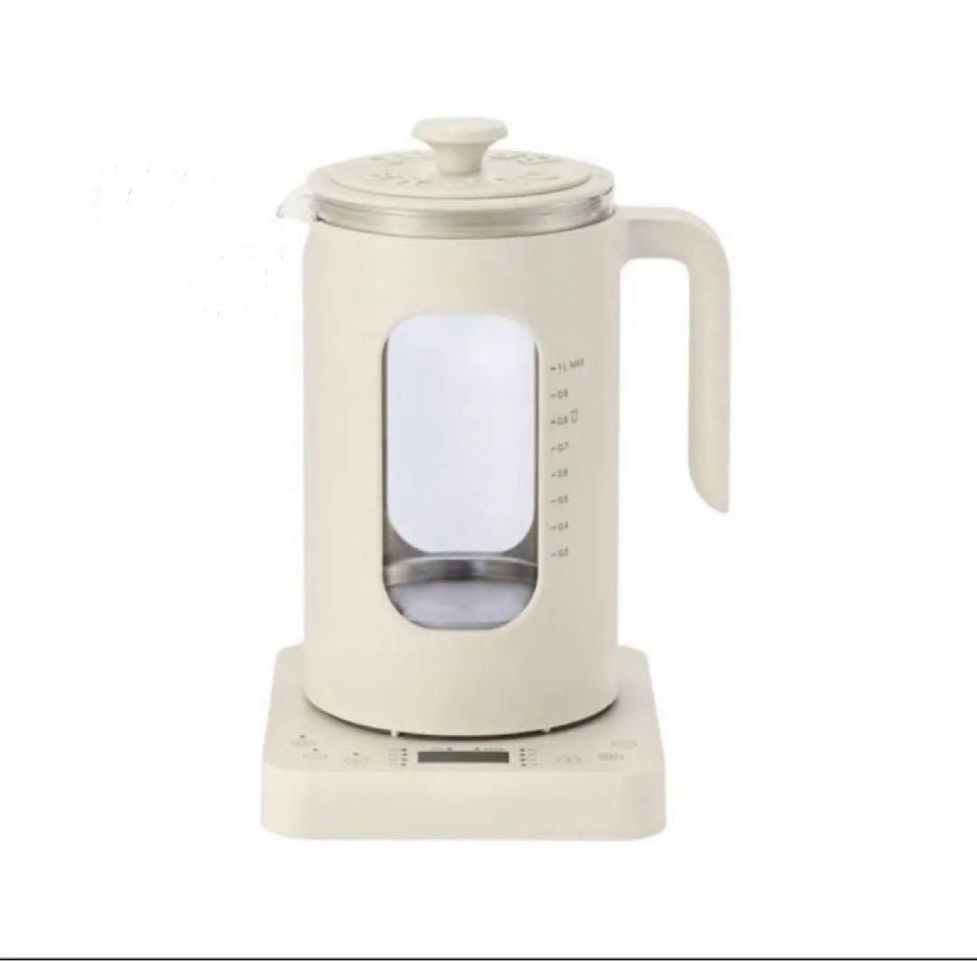 【新品・未開封】BRUNO温度調節マルチケトル（ホワイト）