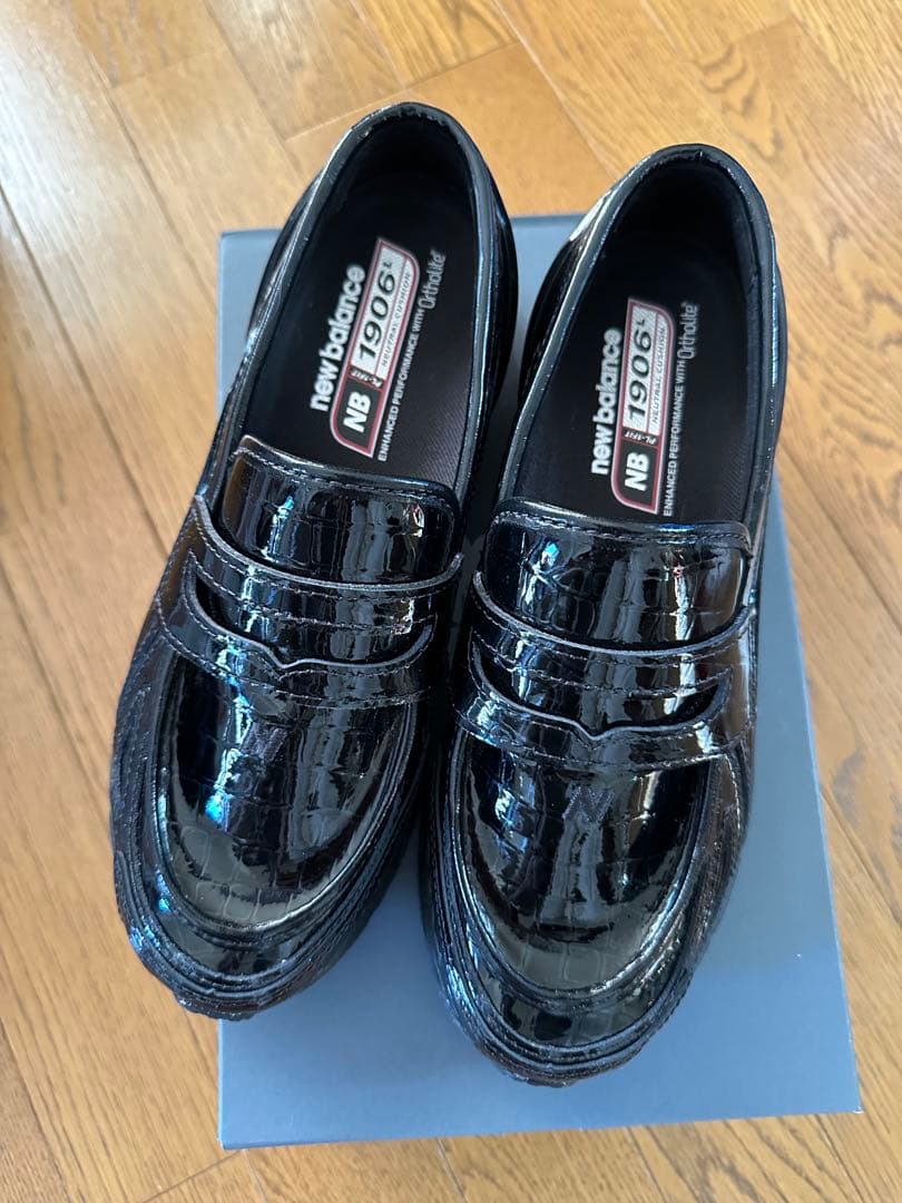 new balance NB 1906 ブラックローファー 24.5cm