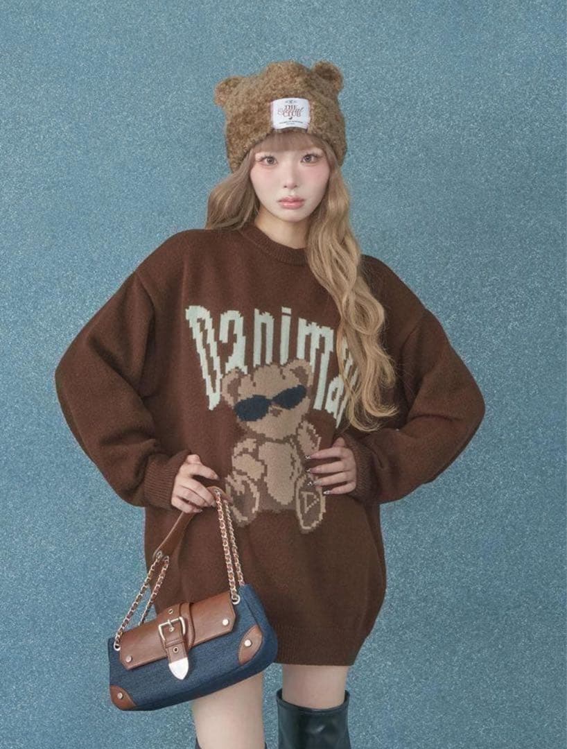 Darich Danimalベアニットプルオーバー