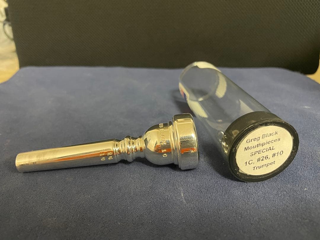 トランペットマウスピースGreg Black1C #26 #10 SPECIAL