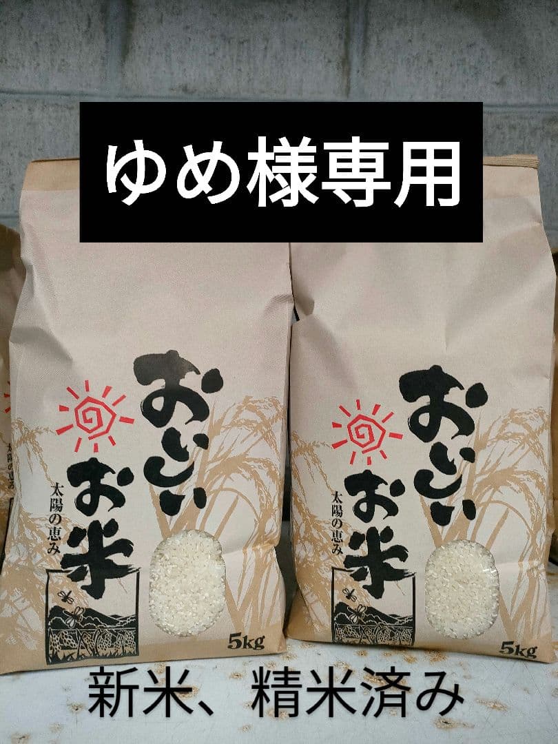 ゆめ 20kg 新米 精米済み