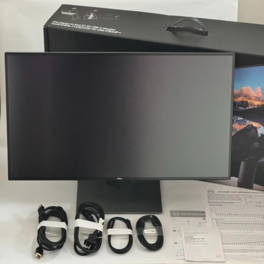 DELL 27型4Kモニター U2720QM フル付属品