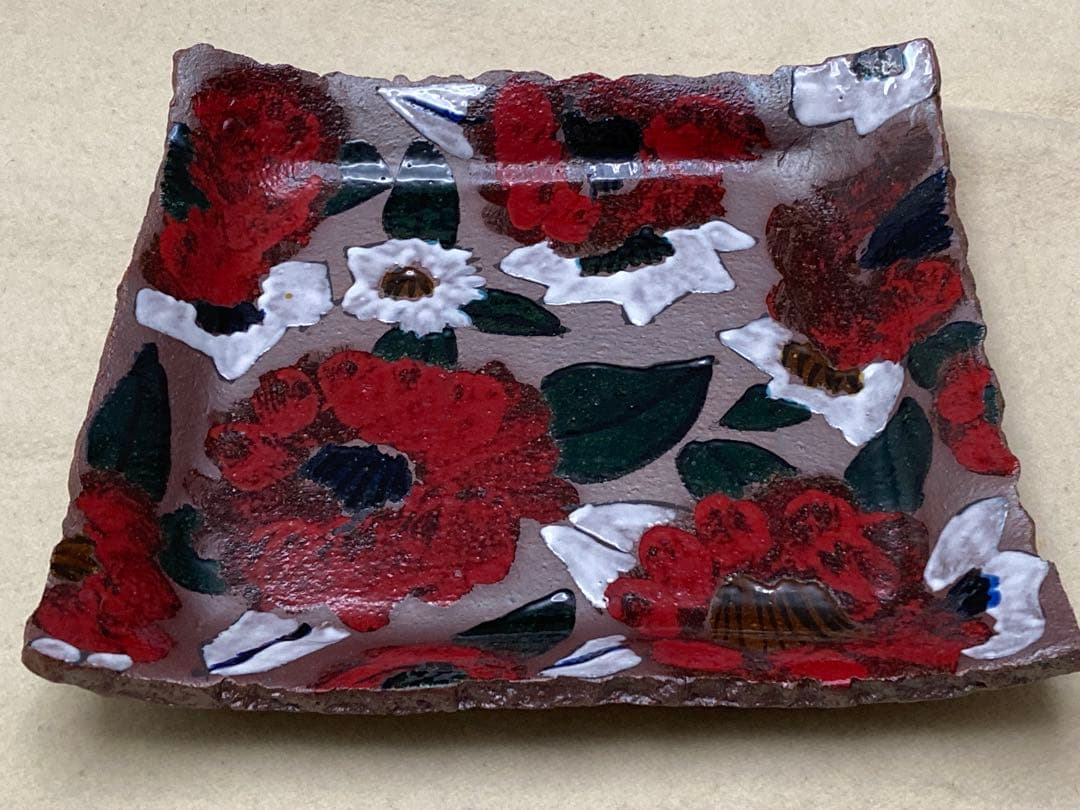 【佐藤勝彦作】角型　飾り皿