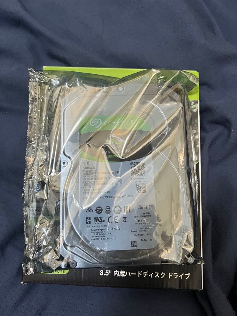 Seagate Barracuda 4TB 内蔵ハードディスク