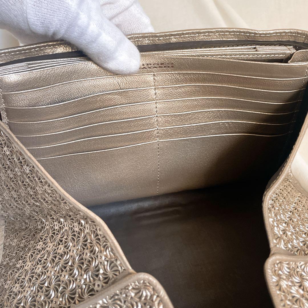 未使用品✨　ヒロコハヤシ　ジラソーレ　チェーン付き長財布　クラッチバッグにも