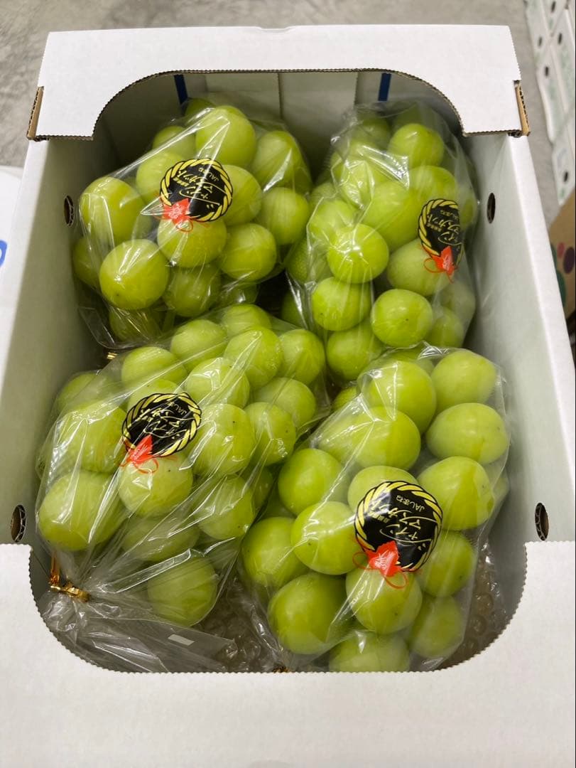 65【島根県産】シャインマスカット約2キロ(3〜5房)×2